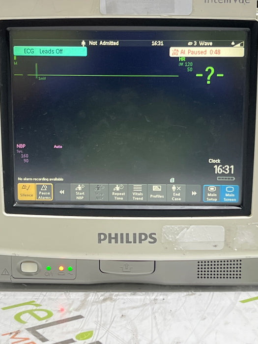 Philips IntelliVue MP5 Anesthesia SpO2, ECG, NIBP, IBP, Temp Patient Monitor