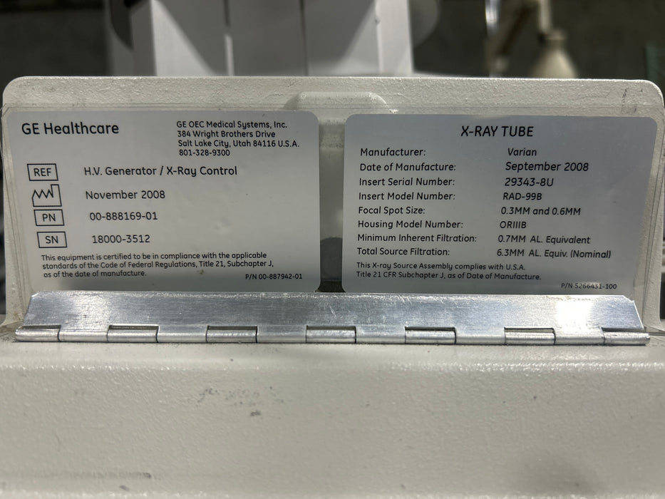 OEC Medical Systems 9900 Elite C-Arm