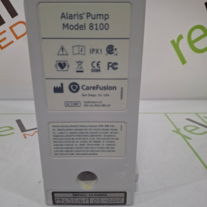 CareFusion Alaris 8100 LVP Infusion Pump Module
