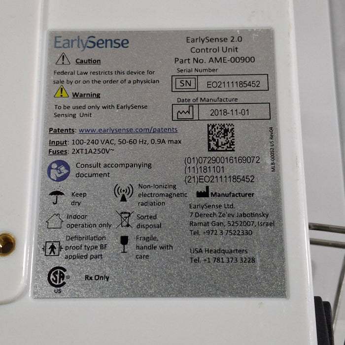 EarlySense Ltd. EarlySense 2.0 Control Unit