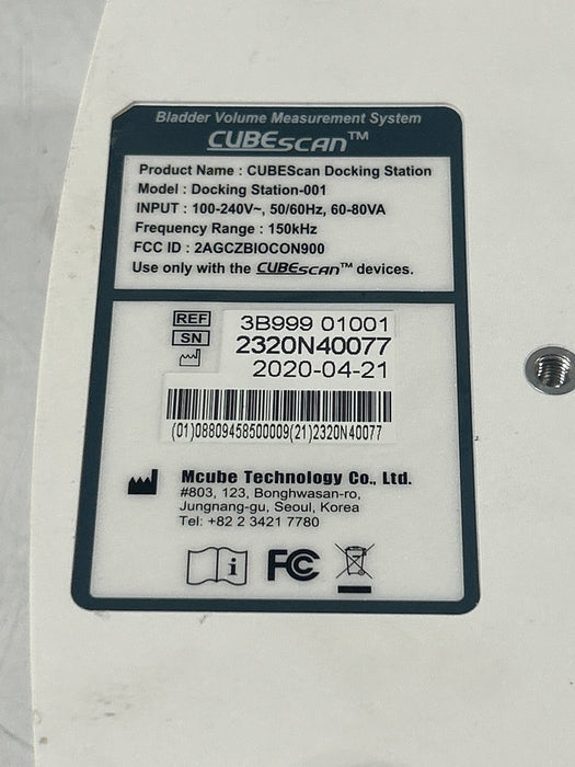 Mcube Technology Co., Ltd. CubeScan BioCon 900 Docking Station