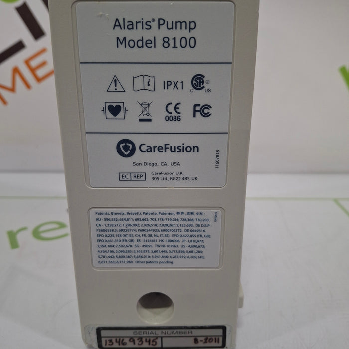 CareFusion Alaris 8100 LVP Infusion Pump Module