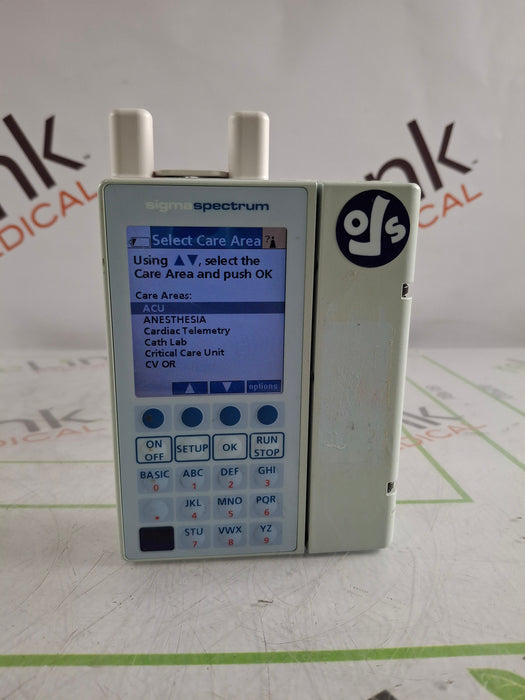 Baxter Sigma Spectrum 6.05.13 with A/B/G/N Battery Infusion Pump