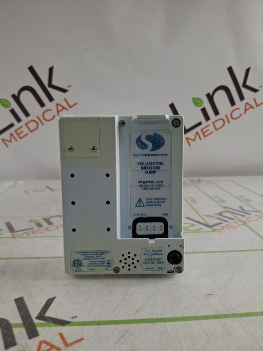 Baxter Sigma Spectrum 6.05.13 with A/B/G/N Battery Infusion Pump