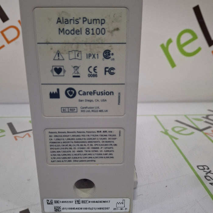 CareFusion Alaris 8100 LVP Infusion Pump Module