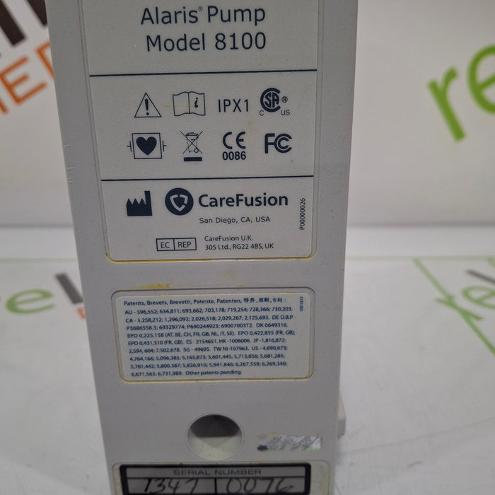 CareFusion Alaris 8100 LVP Infusion Pump Module