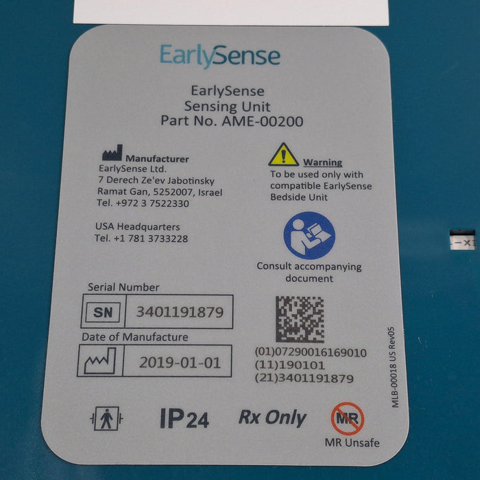 EarlySense Ltd. EarlySense Sensing Unit