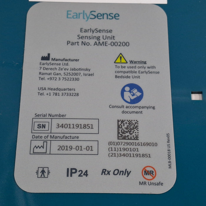 EarlySense Ltd. EarlySense Sensing Unit
