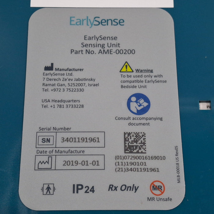 EarlySense Ltd. EarlySense Sensing Unit
