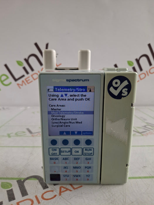 Baxter Sigma Spectrum 6.05.14 with A/B/G/N Battery Infusion Pump