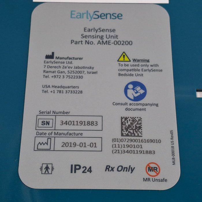 EarlySense Ltd. EarlySense Sensing Unit