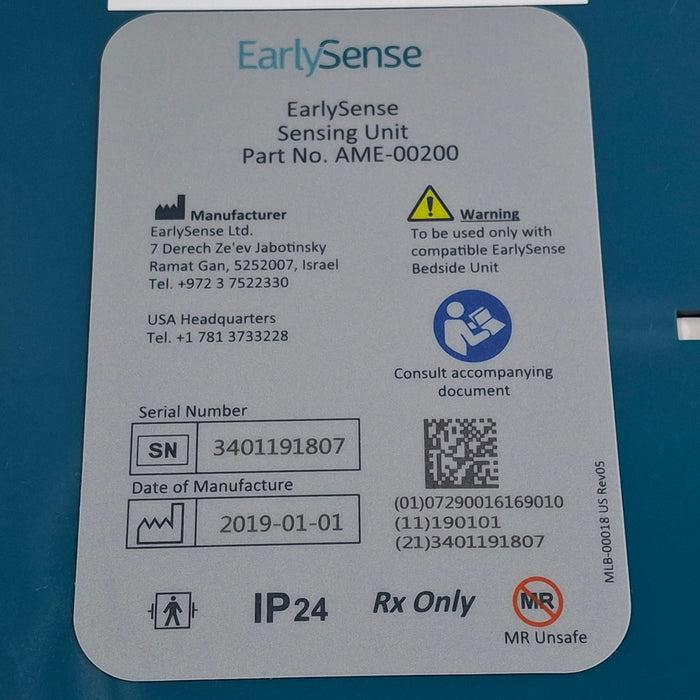 EarlySense Ltd. EarlySense Sensing Unit