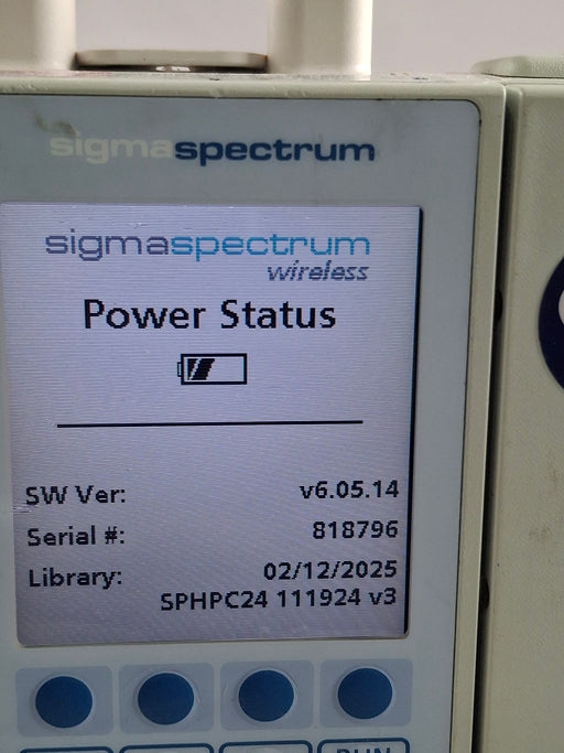 Baxter Baxter Sigma Spectrum 6.05.14 with A/B/G/N Battery Infusion Pump Infusion Pump reLink Online