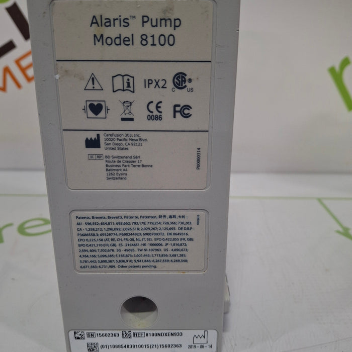 CareFusion Alaris 8100 LVP Infusion Pump Module