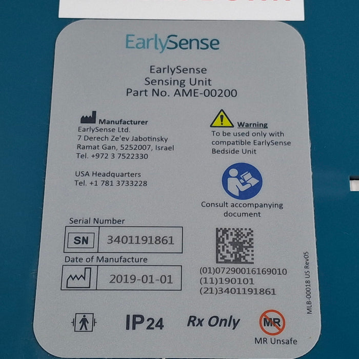 EarlySense Ltd. EarlySense Sensing Unit