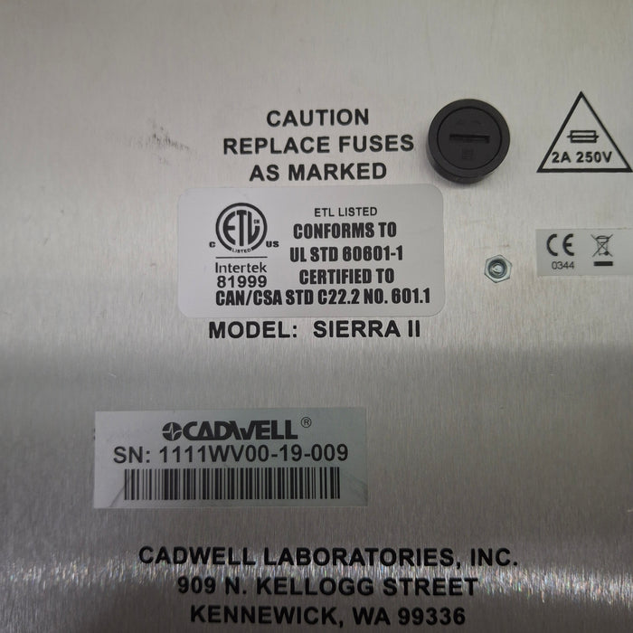 Cadwell Laboratories Inc. Sierra II Wave Console