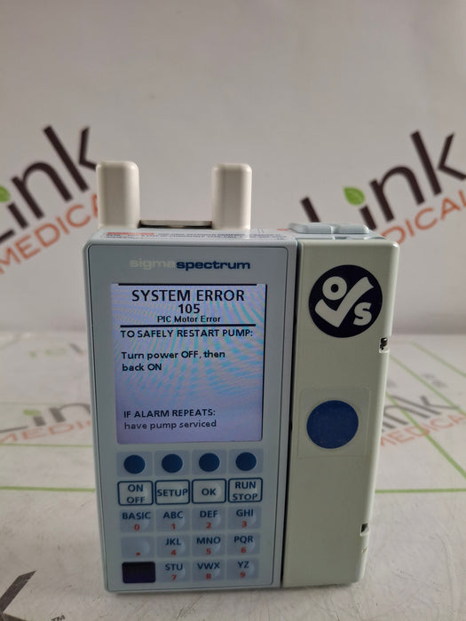 Baxter Sigma Spectrum 6.05.14 with A/B/G/N Battery Infusion Pump