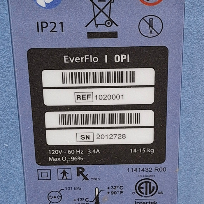 Philips EverFlo I OPI Home Oxygen System