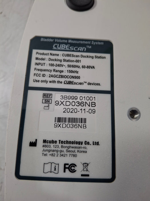Mcube Technology Co., Ltd. CubeScan BioCon 900 Docking Station