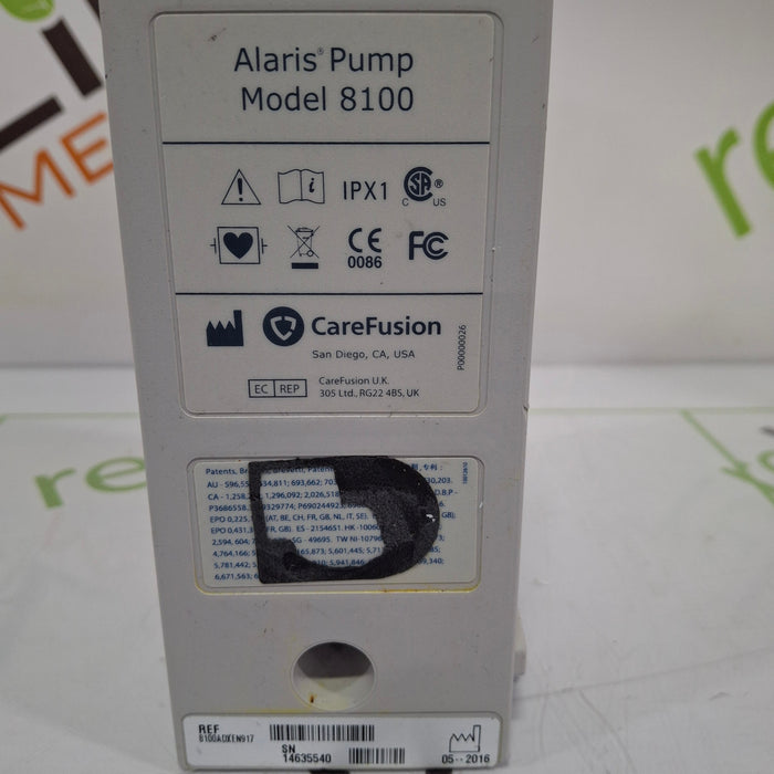 CareFusion Alaris 8100 LVP Infusion Pump Module