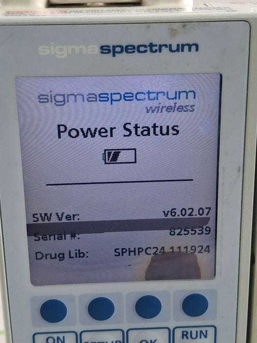 Baxter Sigma Spectrum 6.02.07 with A/B/G/N Battery Infusion Pump