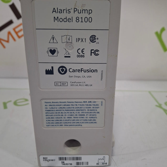 CareFusion Alaris 8100 LVP Infusion Pump Module