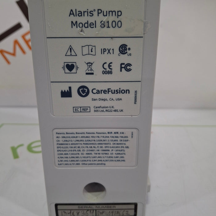 CareFusion Alaris 8100 LVP Infusion Pump Module