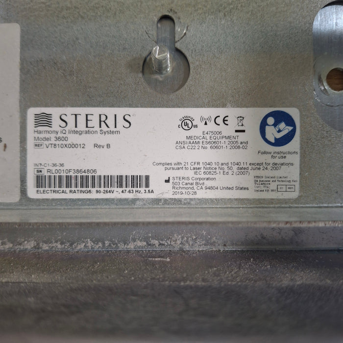 Steris Harmony iQ 3600 Integration System
