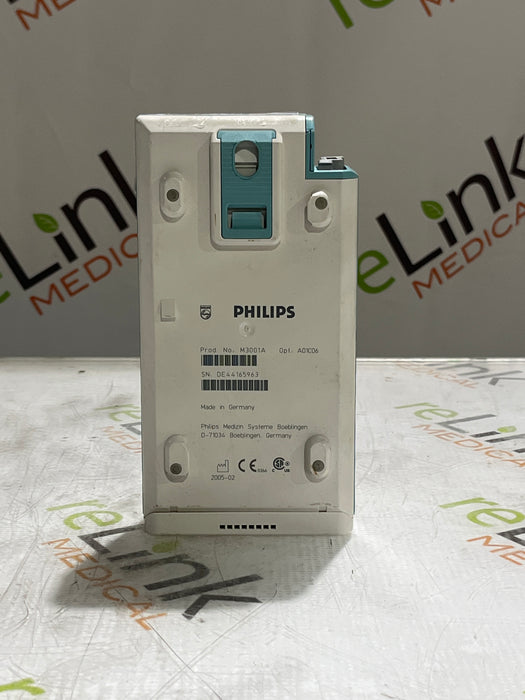 Philips M3001A-A01C06 Fast SpO2, NIBP, ECG, Temp, IBP MMS Module