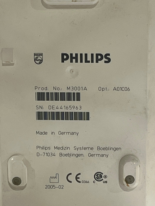 Philips M3001A-A01C06 Fast SpO2, NIBP, ECG, Temp, IBP MMS Module
