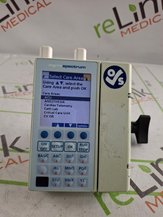 Baxter Sigma Spectrum 6.05.14 with A/B/G/N Battery Infusion Pump