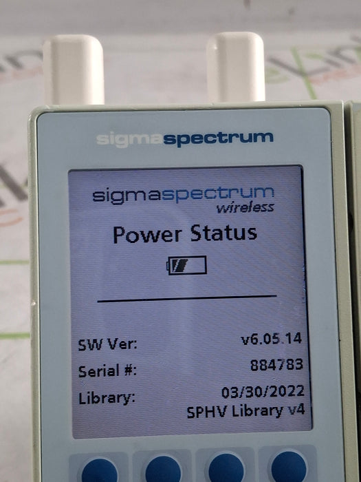 Baxter Sigma Spectrum 6.05.14 with A/B/G/N Battery Infusion Pump