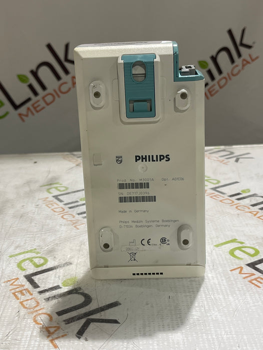 Philips M3001A-A01C06 Fast SpO2, NIBP, ECG, Temp, IBP MMS Module