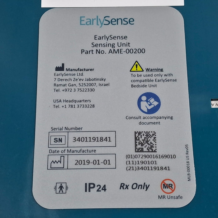 EarlySense Ltd. EarlySense Sensing Unit