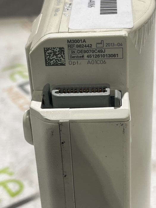 Philips M3001A-A01C06 Fast SpO2, NIBP, ECG, Temp, IBP MMS Module