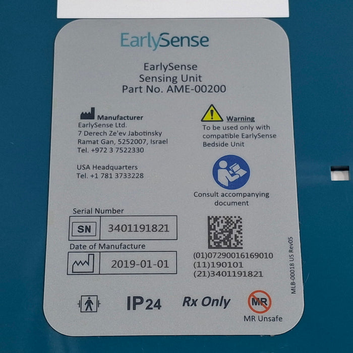 EarlySense Ltd. EarlySense Sensing Unit