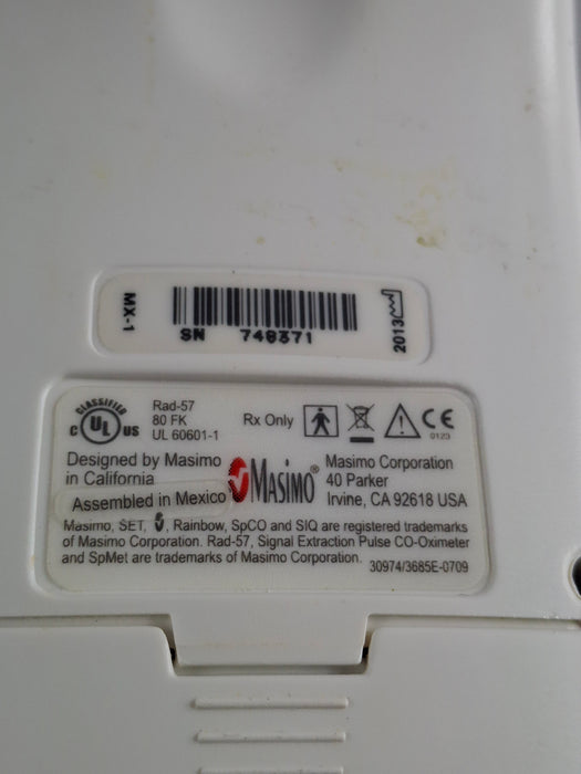 Masimo Rad-57 Pulse CO-Oximeter