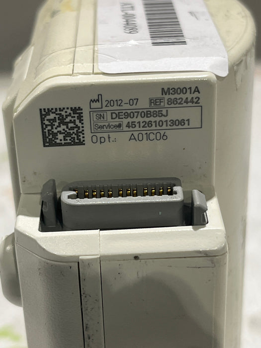 Philips M3001A-A01C06 Fast SpO2, NIBP, ECG, Temp, IBP MMS Module
