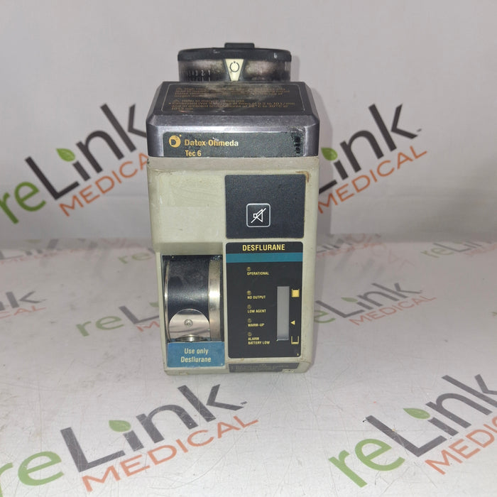 Datex-Ohmeda Tec 6 Plus Desflurane Vaporizer