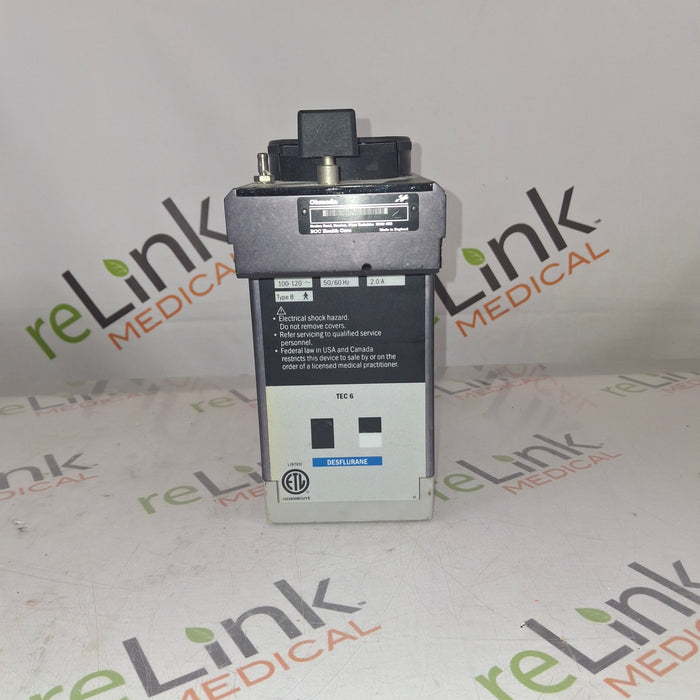 Datex-Ohmeda Tec 6 Plus Desflurane Vaporizer