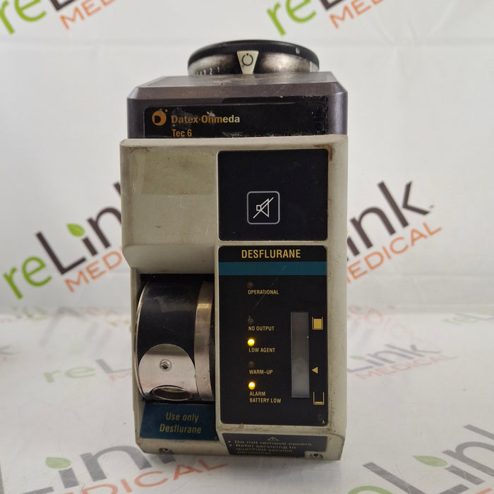 Datex-Ohmeda Tec 6 Plus Desflurane Vaporizer