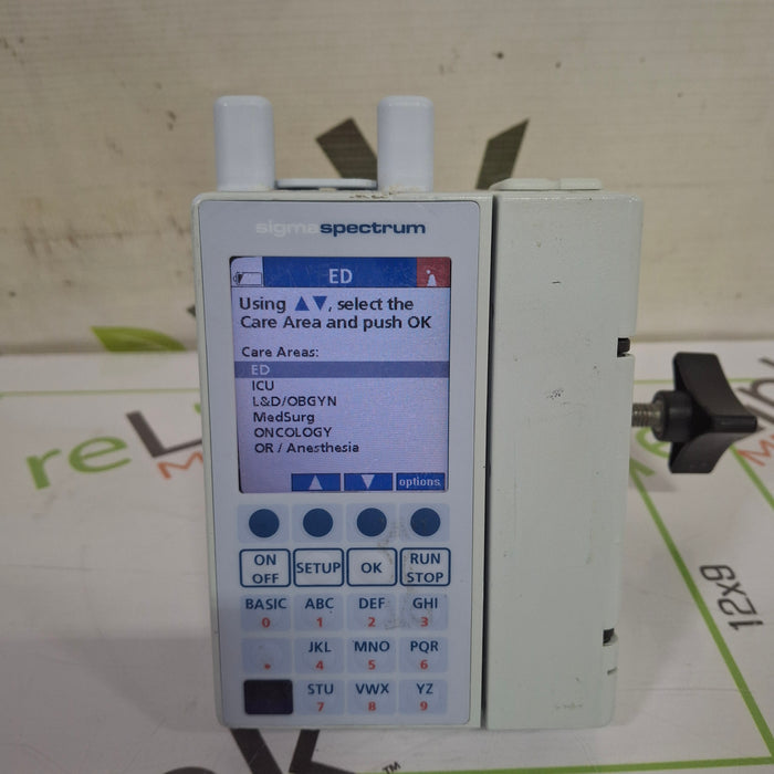 Baxter Sigma Spectrum 6.05.14 with A/B/G/N Battery Infusion Pump