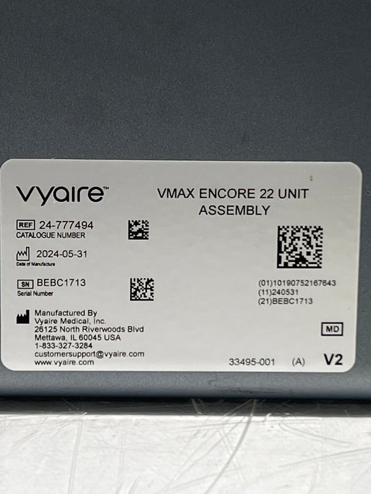CareFusion 24-777494 Vmax Encore 22 Analyzer Assembly