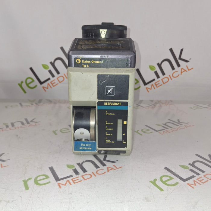 Datex-Ohmeda Tec 6 Plus Desflurane Vaporizer