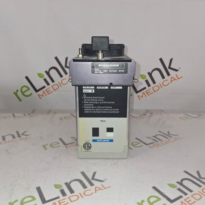 Datex-Ohmeda Tec 6 Plus Desflurane Vaporizer