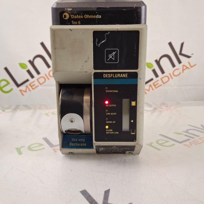 Datex-Ohmeda Tec 6 Plus Desflurane Vaporizer