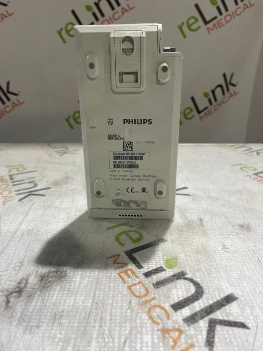 Philips M3001A-A01C06 Fast SpO2, NIBP, ECG, Temp, IBP MMS Module