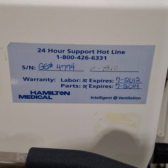 Hamilton Medical Inc G5 Ventilator