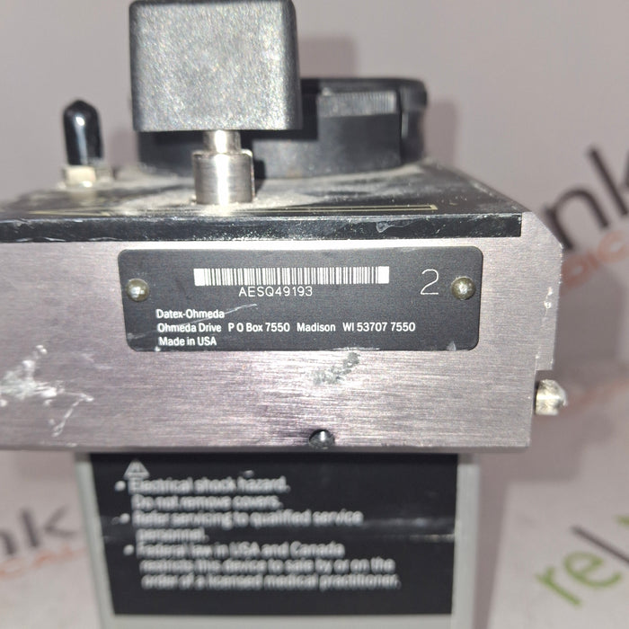 Datex-Ohmeda Tec 6 Plus Desflurane Vaporizer