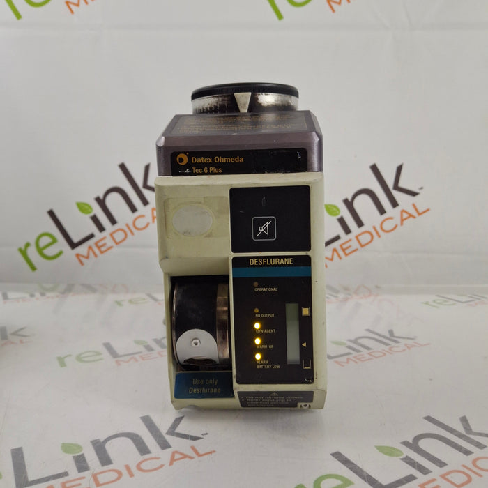 Datex-Ohmeda Tec 6 Plus Desflurane Vaporizer
